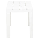 vidaXL 2 db fehér műanyag kerti pad