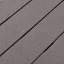 vidaXL 2 db mokkaszínű műanyag kerti pad