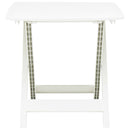 vidaXL fehér műanyag összecsukható kerti asztal 79 x 72 x 70 cm