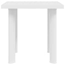 vidaXL fehér műanyag kerti asztal 80 x 75 x 72 cm