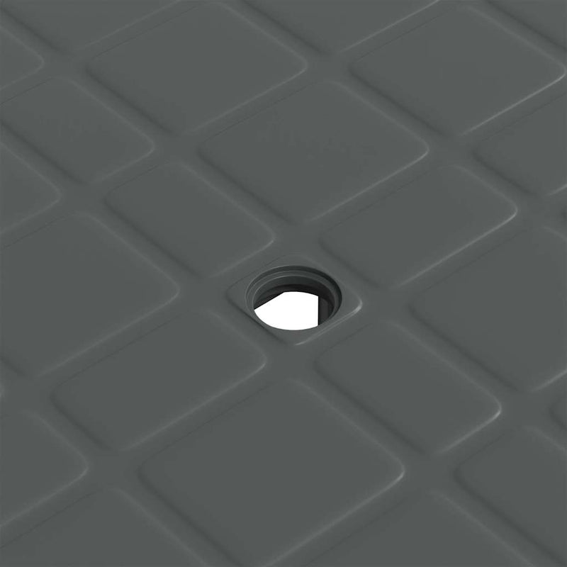 vidaXL antracitszürke műanyag kerti asztal 80 x 75 x 72 cm