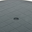 vidaXL zöld műanyag kerti asztal 89 cm