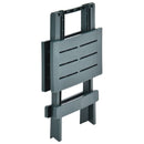 vidaXL zöld műanyag összecsukható kerti asztal 45 x 43 x 50 cm