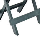 vidaXL zöld műanyag összecsukható kerti asztal 45 x 43 x 50 cm