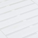 vidaXL fehér műanyag kerti asztal 78 x 55 x 38 cm