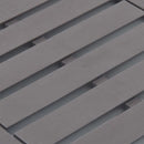 vidaXL mokka műanyag kerti asztal 78 x 55 x 38 cm