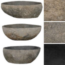 vidaXL ovális folyami kő mosdókagyló (29-38) x (24-31) cm
