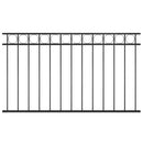 vidaXL fekete acél kerítéspanel 1,7 x 0,8 m