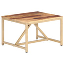 vidaXL tömör fa kisasztal 60 x 60 x 40 cm