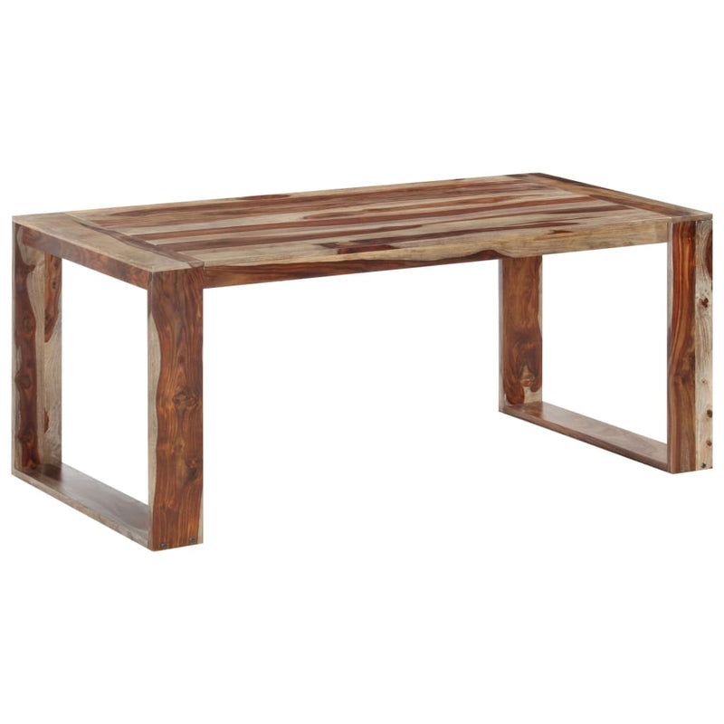vidaXL tömör rózsafa étkezőasztal 180 x 90 x 76 cm