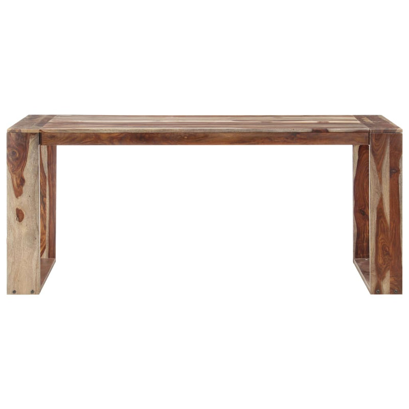 vidaXL tömör rózsafa étkezőasztal 180 x 90 x 76 cm