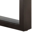 vidaXL tömör újrahasznosított fa és acél pad 110 cm