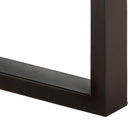 vidaXL tömör nyers mangófa és acél pad 110 cm