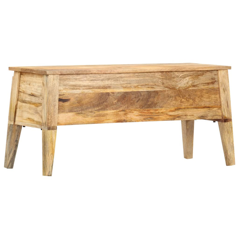 vidaXL tömör mangófa tárolóláda 99 x 35 x 48 cm