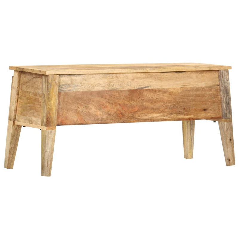 vidaXL tömör mangófa tárolóláda 99 x 35 x 48 cm