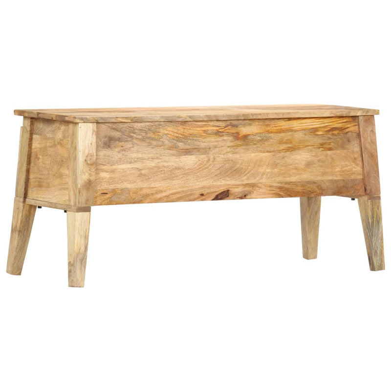 vidaXL tömör mangófa tárolóláda 99 x 35 x 48 cm