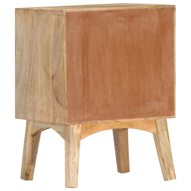 vidaXL tömör mangófa éjjeliszekrény 40 x 35 x 55 cm