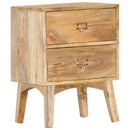 vidaXL tömör mangófa éjjeliszekrény 40 x 35 x 55 cm