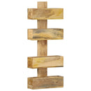 vidaXL tömör mangófa fali újságtartó 30 x 11 x 72 cm