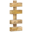 vidaXL tömör mangófa fali újságtartó 30 x 11 x 72 cm