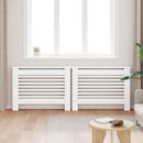 vidaXL 2 db fehér MDF radiátorburkolat 112 x 19 x 81,5 cm