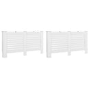 vidaXL 2 db fehér MDF radiátorburkolat 152 x 19 x 81,5 cm