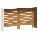 vidaXL 2 db fehér MDF radiátorburkolat 152 x 19 x 81,5 cm