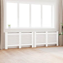vidaXL 2 db fehér MDF radiátorburkolat 152 x 19 x 81,5 cm
