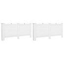 vidaXL 2 db fehér MDF radiátorburkolat 172 x 19 x 81,5 cm