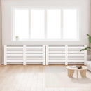 vidaXL 2 db fehér MDF radiátorburkolat 172 x 19 x 81,5 cm
