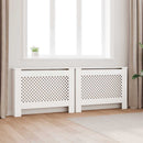 vidaXL 2 db fehér MDF radiátorburkolat 112 x 19 x 81,5 cm