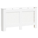 vidaXL 2 db fehér MDF radiátorburkolat 152 x 19 x 81,5 cm