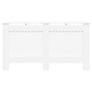 vidaXL 2 db fehér MDF radiátorburkolat 152 x 19 x 81,5 cm