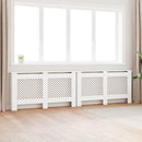 vidaXL 2 db fehér MDF radiátorburkolat 152 x 19 x 81,5 cm