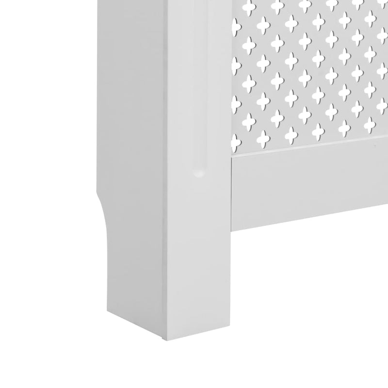 vidaXL 2 db fehér MDF radiátorburkolat 172 x 19 x 81,5 cm