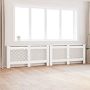 vidaXL 2 db fehér MDF radiátorburkolat 172 x 19 x 81,5 cm