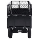 vidaXL 150 kg-os teherbírású billenős pótkocsi fűnyíróhoz