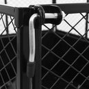 vidaXL 150 kg-os teherbírású billenős pótkocsi fűnyíróhoz