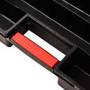 vidaXL 2 db műanyag tárolódoboz állítható elválasztókkal 460x325x80 mm