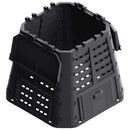 vidaXL fekete kerti komposztáló 93,3 x 93,3 x 80 cm 480 l