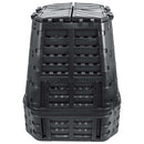 vidaXL fekete kerti komposztáló 93,3 x 93,3 x 113 cm 740 l
