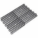 vidaXL 16 db fekete műanyag fűrács 60 x 40 x 3 cm