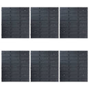 vidaXL 96 darabos kék tárolódoboz-készlet fali panelekkel