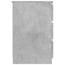 vidaXL betonszürke szerelt fa íróasztal 140 x 50 x 77 cm