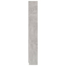 vidaXL 5-szintes betonszürke szerelt fa könyvszekrény 60 x 24 x 175 cm