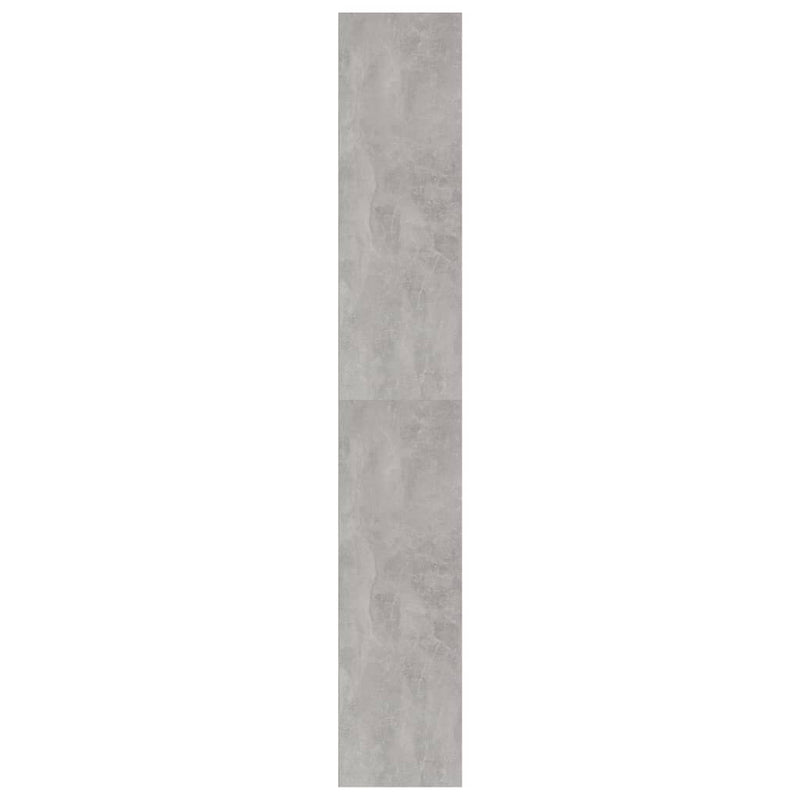 vidaXL betonszürke szerelt fa könyvszekrény 40 x 30 x 189 cm