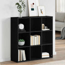 vidaXL fekete szerelt fa könyvszekrény 98 x 29 x 97,5 cm