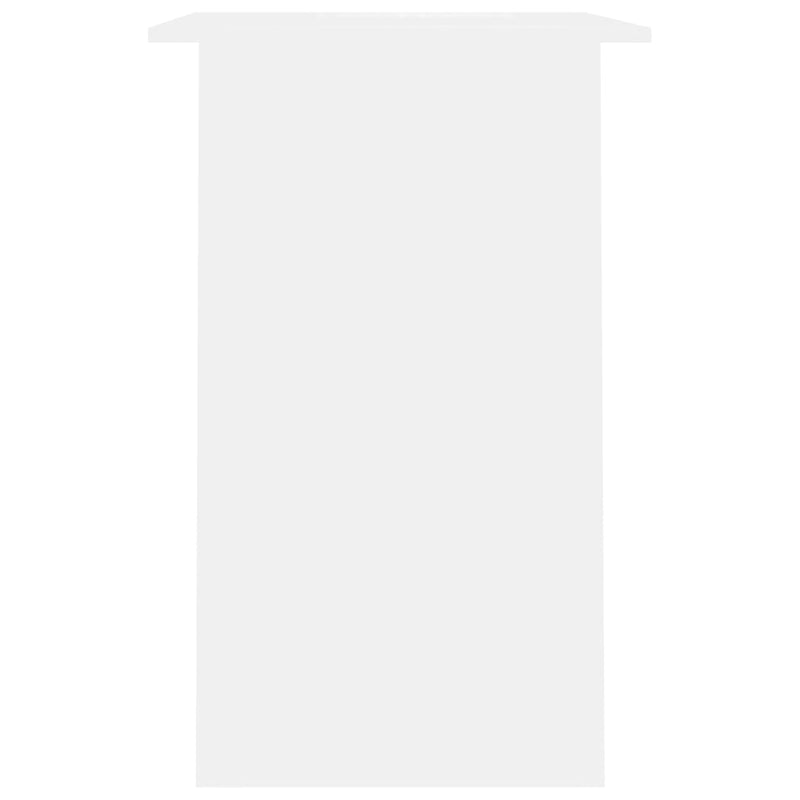 vidaXL fehér szerelt fa íróasztal 90 x 50 x 74 cm