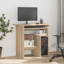 vidaXL sonoma tölgy színű szerelt fa íróasztal 80 x 45 x 74 cm