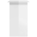 vidaXL magasfényű fehér szerelt fa íróasztal 80 x 45 x 74 cm